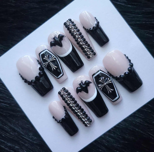 Bats and Chains, Dark Nails, Tombstone Nails