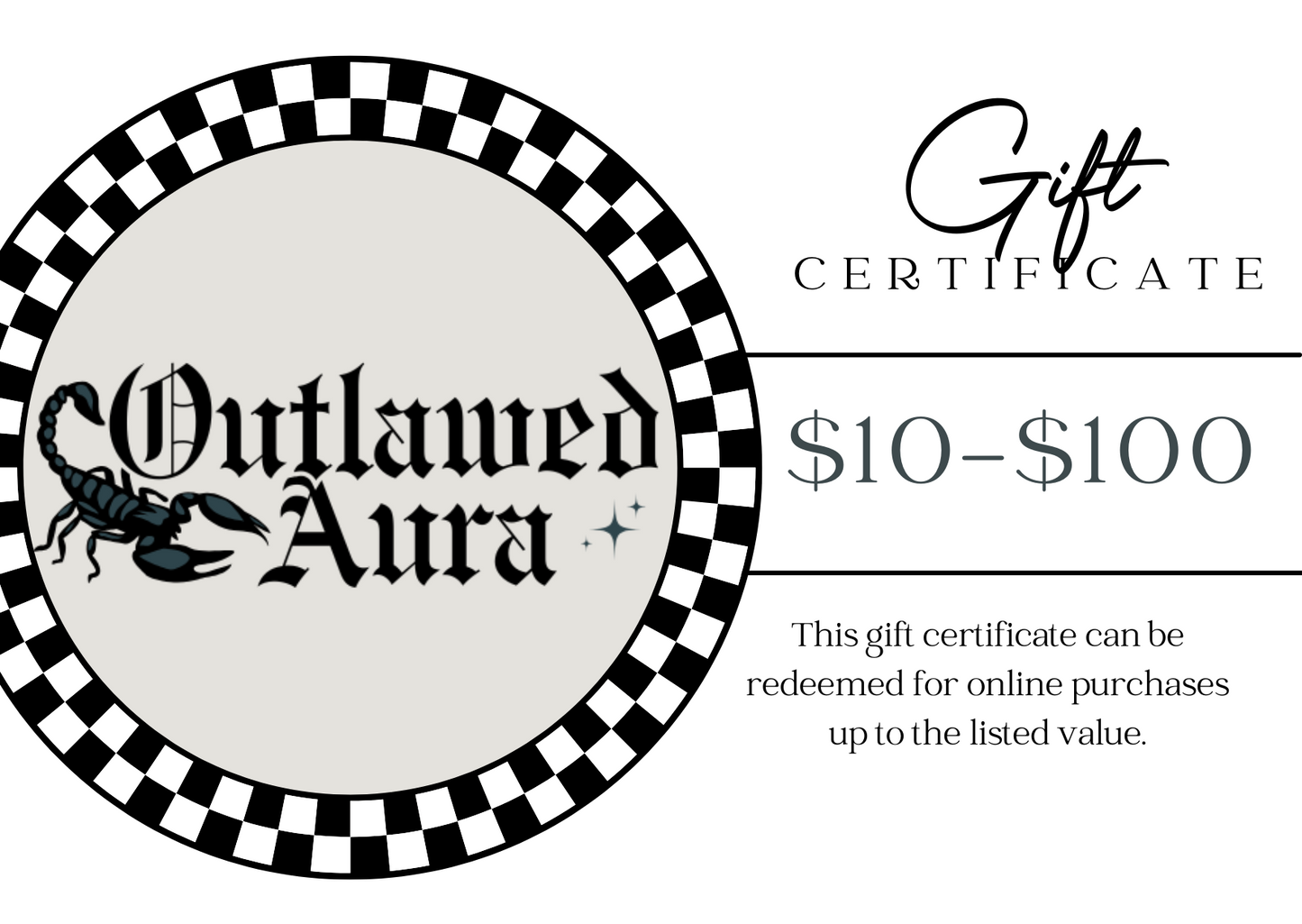 Outlawed Aura Gift Card